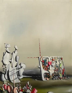 YVES TANGUY Surrealism Poster or Canvas Print "There, Motion Has Not Yet Ceased" - Picture 1 of 1