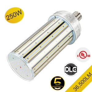 250W LED Corn Light 6000K E39 Mogul Base Industrial Commercial High Bay Lamp DLC - Picture 1 of 12