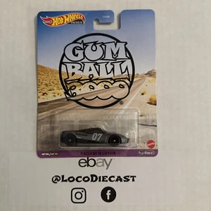 Hot Wheels Gumball 3000 Pagani Huayra Real Riders - Picture 1 of 3