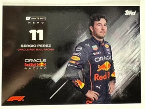 Topps F1 Lights Out 2022 Formel 1 Formula 1 Nero Oracle Red Bull Sergio Perez - Picture 1 of 1