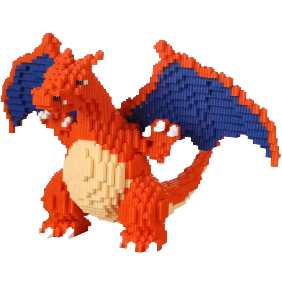 Charizard Pokémon Nano Bricks/Blocks Large 3D Model Kit | 5,600 pieces - Image 1 of 4