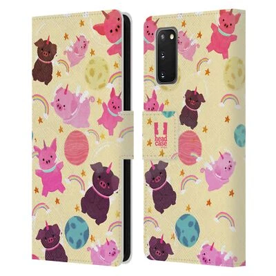 HEAD CASE DESIGNS SPACE UNICORNS LEATHER BOOK WALLET CASE FOR SAMSUNG PHONES 2 - Image 1 of 4