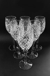 Stuart Crystal STU118 Six Large Wine Glasses 8 3/8” (2) - Picture 1 of 9