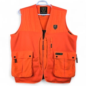 Drake Nontypical Vest Mens XL/2XL Blaze Orange Agion Active Hunting Pockets Snap - Picture 1 of 14
