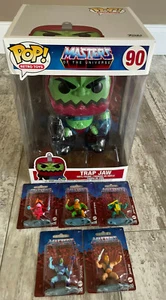 Masters of the Universe Trap Jaw 10" Jumbo Funko Pop + 5 Mini Figurines He-man - Picture 1 of 3