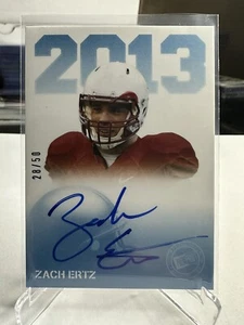 2013 Press Pass Zach Ertz Blue Rookie On Card Auto /50 Eagles Stanford TE - Picture 1 of 2