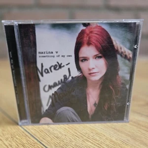 RARE SIGNED: Marina V : Something Of My Own (CD Crazy Apples Worldwide 2003) POP - Picture 1 of 11