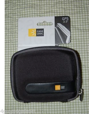 PROTECTIVE Hard Case for GPS Garmin 3.5 inch NEW Case Logic BLACK - Image 1 of 3