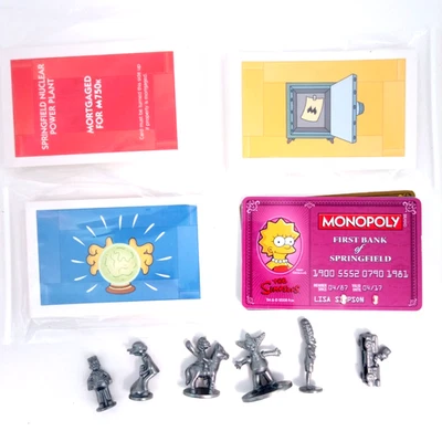 THE SIMPSONS MONOPOLY Replacement Parts Token Pieces 2008 - Image 1 of 4