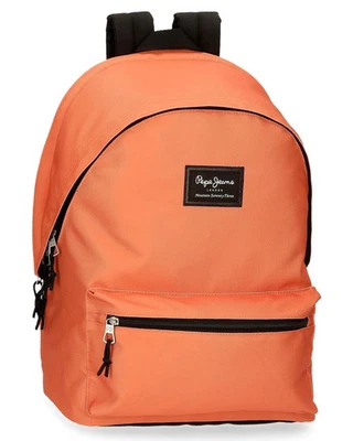 Mochila Pepe Jeans 6332429 Casual Masculina Têxtil Laranja - Imagem 1 de 4