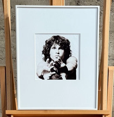JOEL BRODSKY, "JIM MORRISON" SIGNED & FRAMED PIGMENT PHOTOGRAPH - Image 1 of 4