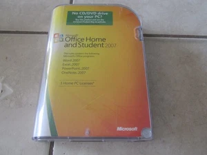 Genuine Retail Microsoft Office Home and Student 2007 w/ Key - Afbeelding 1 van 3