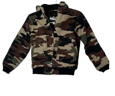 Chaqueta Walls Blizzard Pruf Talla 12/14 Juvenil Camuflaje Exterior Bolsillos Campamento Foto 1 de 4