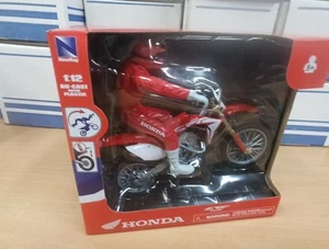 NewRay HONDA CRF 450 With Rider 1:12 Die-Cast Motocross MX Toy Model Bike - Picture 1 of 6
