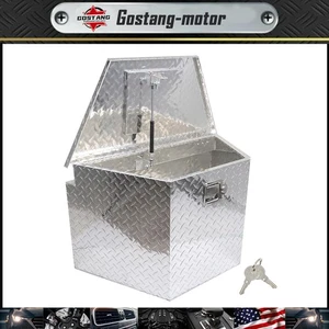 29 Inch Aluminum Tool Box Trailer Pickup Tongue Box Camper Storage w/Lock & Keys - Picture 1 of 12