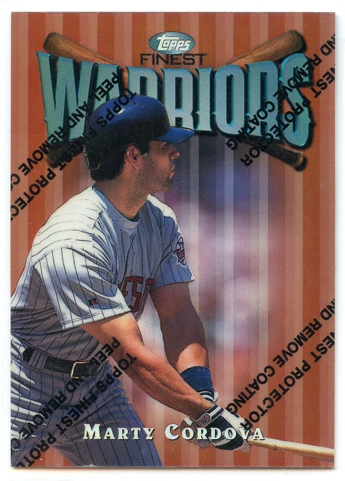 Topps Finest Common Refractor 1997 - #61 - Marty Cordova - Minnesota Twins Foto 1 de 1