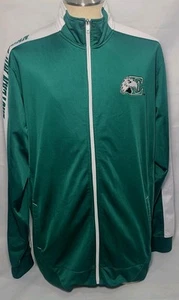 Original Stuff Eastern Michigan University grüne Jacke mit durchgehendem Reißverschluss Herren Lrg ~ gebraucht  - Bild 1 von 12