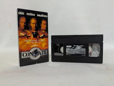 Con Air (VHS, 1997) Nicolas Cage John Cusack John Malkovich RETRO TAPE - Image 1 of 4