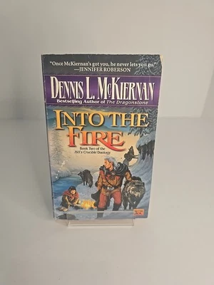 Into the Fire Dennis L McKiernan 1999 PB 1st Mass Market Print VG Fantasy ROC - Image 1 of 4