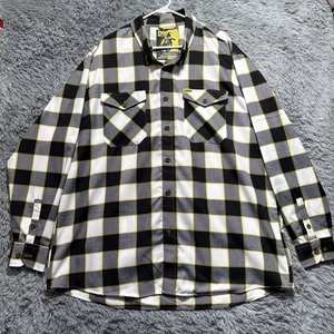 Camicia uomo Dixxon Flannel Co "The Hurricane" 3X 3XL XXXL con bottoni - Foto 1 di 7