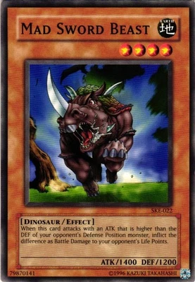 Mad Sword Beast Common Tournament Pack 4 TP4-020 LP - Image 1 of 2