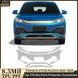 For BYD ATTO3 2022-2023 Front Bumper Precut Paint Protection Film Clear PPF TPU - Picture 1 of 20