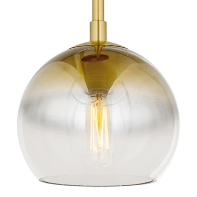 Forte Lighting 2751-01 Callisto 7"W Mini Pendant - Gold - Image 1 of 4