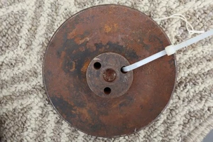 70-74 C3 Corvette 350 LT1 1-polea bomba de aire ranura profunda-GM #3917234 AL & SPACER - Imagen 1 de 2