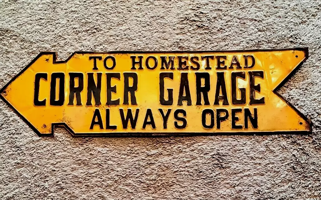 vintage old signboard 看板 OPEN CLOSED two sided business sign shabby vintage inspired