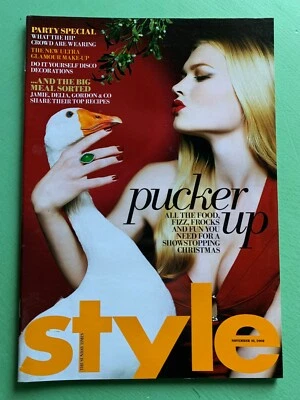 Sunday Times STYLE magazine 16-November-2008 Nick Grimshaw Alice Dellal Gibb UK - Image 1 of 2