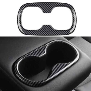 For Toyota Corolla Carbon Fiber Rear Armrest Water Cup Holder Frame 2020-2023 - Picture 1 of 7