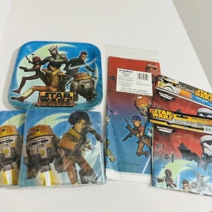 Star Wars Rebels Birthday Party Plates Napkins Tablecover Favor Bags- Set - Picture 1 of 12