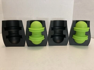 Tovolo Sphere Ice Molds - 8 Green Silicon Molds With 2 Holders - Makes Ice Balls - Image 1 of 4