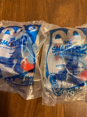 Mcdonalds Pitufos 2 Nu # 3 Práctico Nuevo Happy Meal 2013 Disney Niños Niños Foto 1 de 2