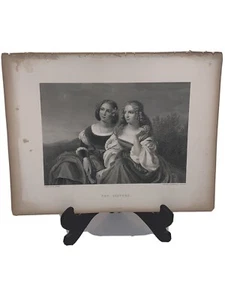 “The Sisters” Peter Lightfoot Engraving Original Painted by Carl Sohn - Picture 1 of 6