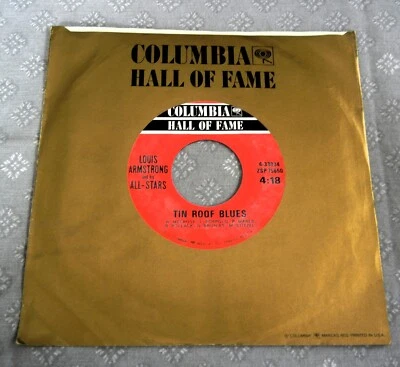 LOUIS ARMSTRONG  Mack The Knife / Tin Roof Blues 45 - Image 1 of 2