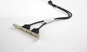 IBM Lenovo ThinkCentre High Profile PCI Dual USB Adapter Cable 41R3371 42Y8005 - Picture 1 of 1