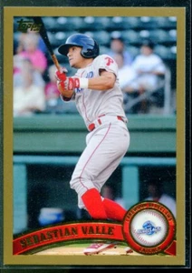 Rare 2011 Topps Pro Debut Gold #158 Sebastian Valle Card /50 - Picture 1 of 1