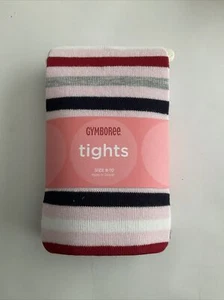 NWT Gymboree SCHOOLGIRLS ROCK Tights 8-10 yrs 8 9 10 Striped NEW  - Picture 1 of 2