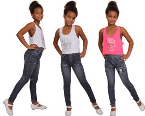 legging jean fille