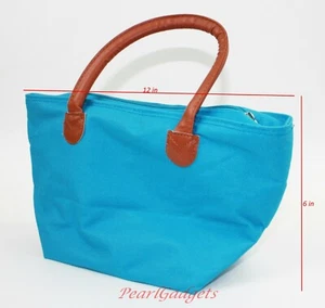Isolierte Lunch-Tasche Geldbörse Thermo Kühler Lebensmittel Tragetasche für Frauen Mädchen Büro - Bild 1 von 3
