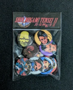 Shin Megami Tensei II [Pin / Button Set] - Atlus SFC RPG Megaten Persona 2 3 4 5 - Picture 1 of 7