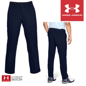 Under Armour Performance Slim Fit Taper Men's Golf Trousers Navy - NEW! 2021 - Picture 1 of 7