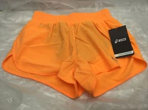 ASICS Womens Performance Run Distance Shorts, Fuzzy Peach, XS / TP WS2557 - Picture 1 of 4