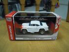 1955 Chevy Bel Air Gasser White/Red Flames Auto World Slot Car in Display Box