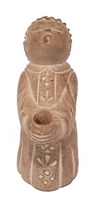 ISABEL BLOOM 1995 Art Sculpture Singing Angel Candle Holder  5.5" Vintage Signed