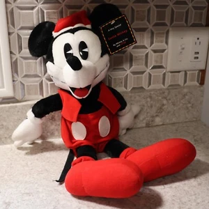 Vintage Mickey Mouse Disney Gund Christmas Santa Plush JC PENNEY Exclusive - Picture 1 of 7