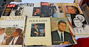 John F Kennedy Magazine Bundle & One Book - Picture 1 of 7