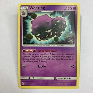 JCC Pokémon raro regular Weezing Hidden Fates 29/68 - Imagen 1 de 2