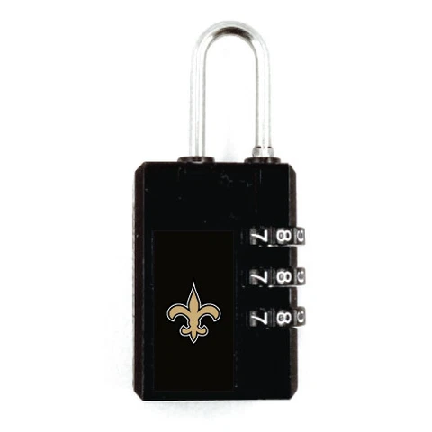 New Orleans Saints Luggage Security Lock TSA Approved Cover